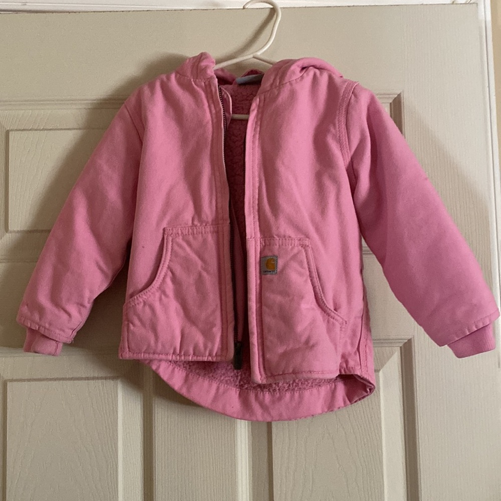 2T Pink Carhartt Coat